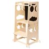 Multipurpose Children Wooden Climbing Stool Safety Design Early Fun Development