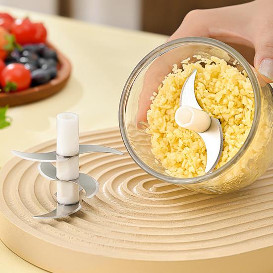 Prensa de Ajo Punch de Ajo Juego de Picadora de Ajo Multiusos Resistente a la Corrosión para Carnes Frutos Secos Verduras y Especias Fácil de Limpiar Herramienta de Cocina que Ahorra Tiempo