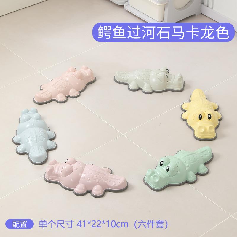 

Трансграничная золотая рыбка, пересекающая реку, камень, детский камень для ходьбы, игрушки, фитнес-упражнения, балансировочная доска, датчик, тренажер, подставка для ног чёрный