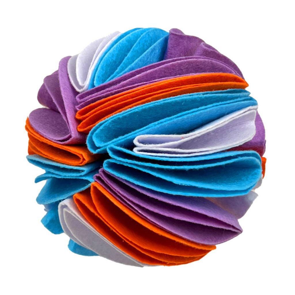 Inner Roll Sniffing Ball Pet Dog Intelligence Training Toy Amuse Pet Bubble Rubber Ball