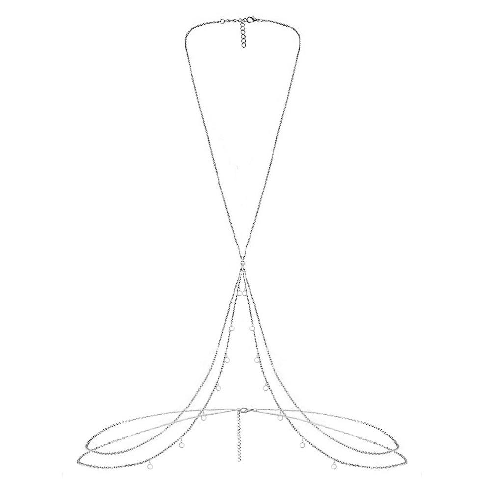 

Трендовая европейская и американская хрустальная цепочка с кисточками на талию и тело