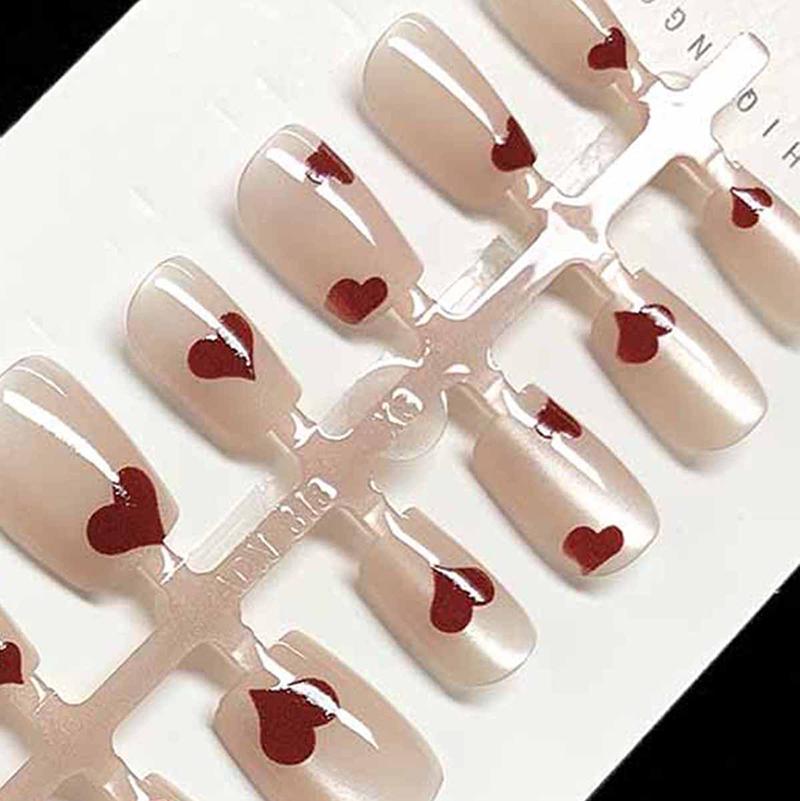 10/30Pcs Cat Eye Press On Nails Handmade Short Full Cover Nail Tips Xs/S/M/ Wearable Women Fake Nails Manicure Decoration