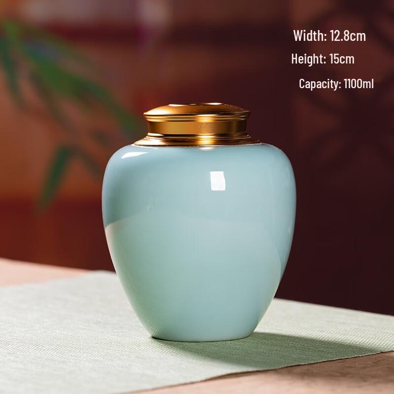 Longquan Celadon Tea Caddy