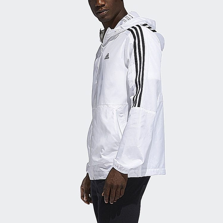 adidas Jackets Men's White Hooded Moderate Other FT2833