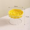 Ceramic Anti-Choke Slow Feeder Bowl with Neck Protection Stand for Small Dogs and Cats