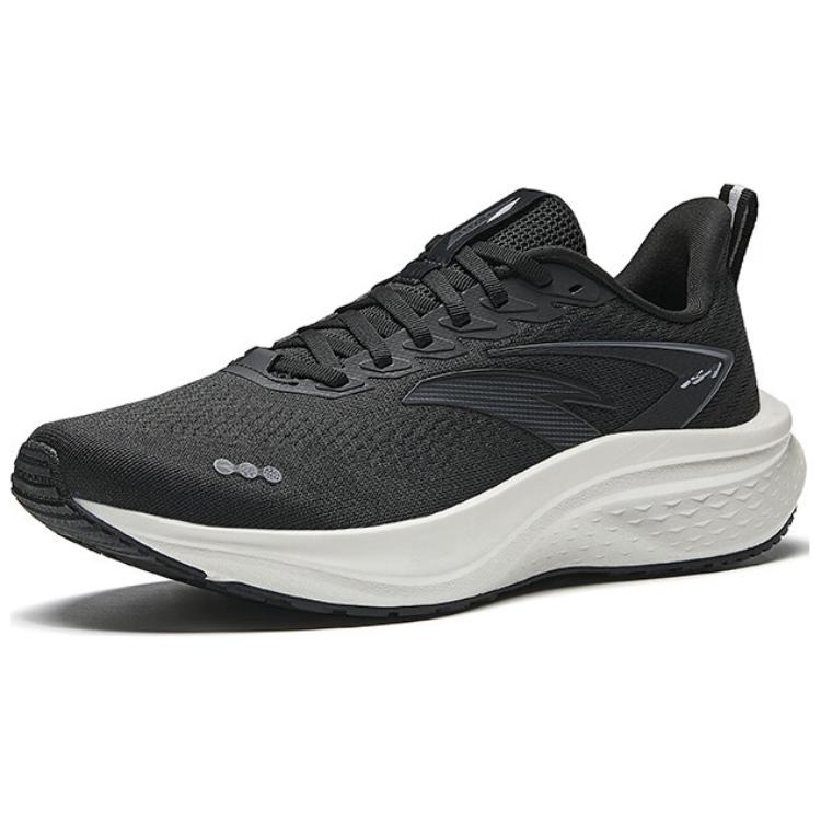 New Anta Mach 5 SE Cushioning, Breathable, And Resilient Design Low Top Training Running Shoes Men's Black Gray 112525582-4