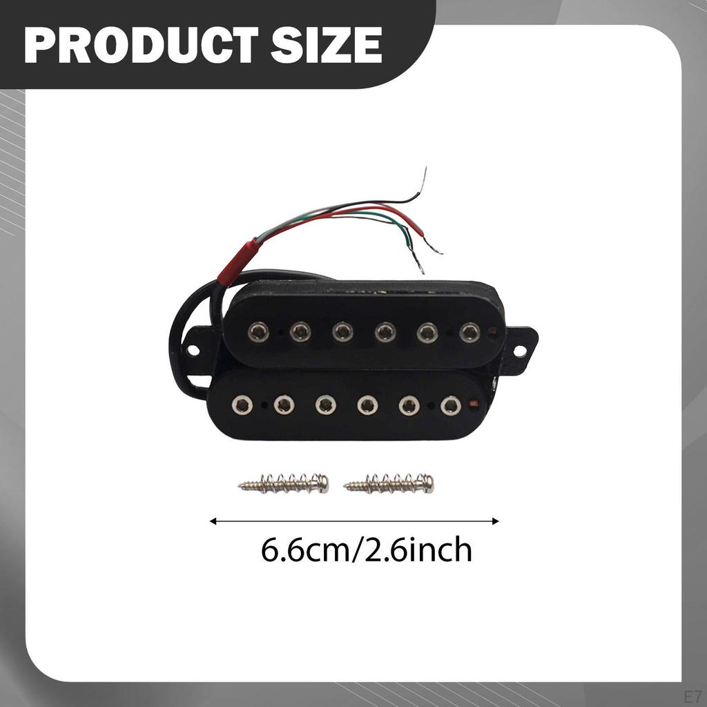 Humbucker Tonabnehmer für E-Gitarre, Vierleiterkabel, Doppelspule, DIY Ersatz