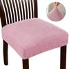 Jacquard Chair Covers Stretchy Solid Color Anti-Slip Chair Slipcovers Soft Sofa Seat Cover Living Room Restaurant Office Hotel