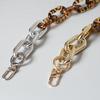 New Fashion Woman Bag Accessory Detachable Part Replacement Chain Leopard Gold Silver Acrylic Strap Women Shoulder Handle Chain