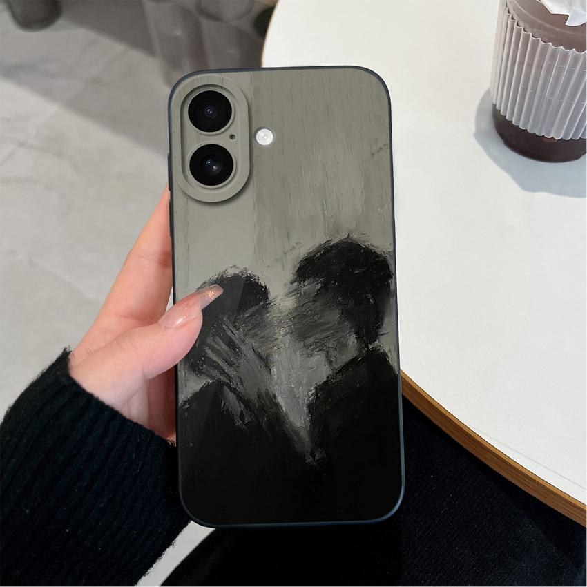 Suitable For iPhone 17 Air Pro Max Phone Case Cute Face Mask Dog Pattern Screen Protector Fashion Shell For iPhone Shockproof Silicone Soft Back Cover