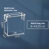 Acrylic Plastic  Food Bag Rice Bags Used in Refrigerators and Supermarkets Vacuum Bag Compression Mold Rice Storage Transparent Rectangular