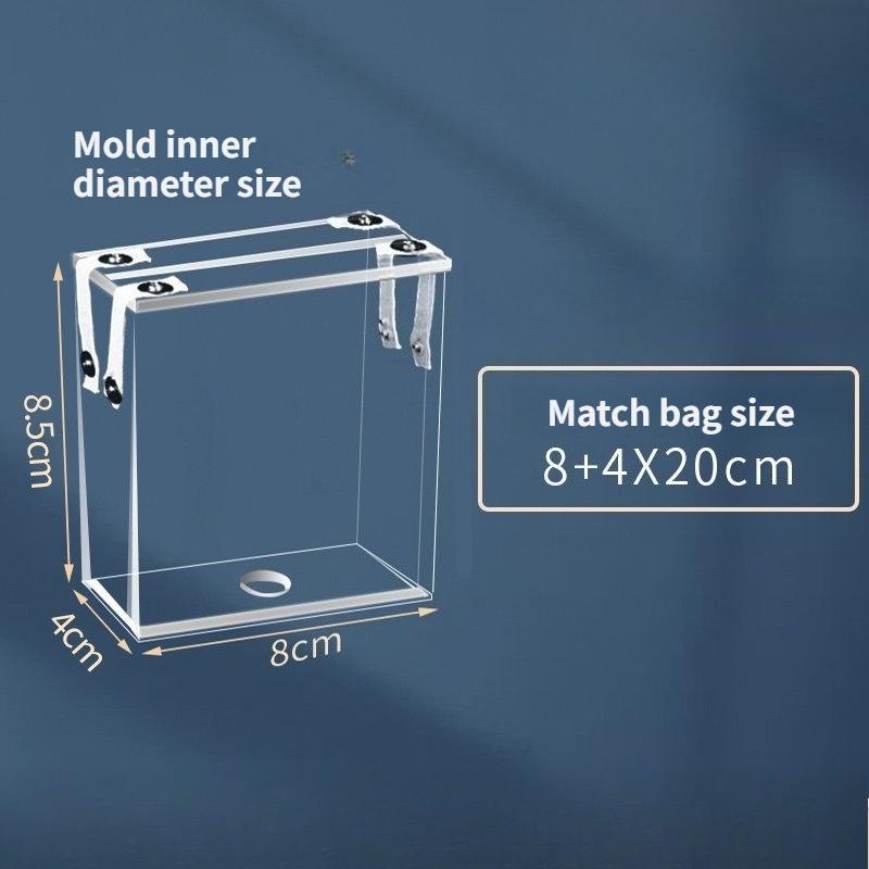Acrylic Plastic Food Bag Rice Bags Used in Refrigerators and Supermarkets Vacuum Bag Compression Mold Rice Storage Transparent Rectangular