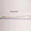 1PC Women's Elegant Beaded Phone Strap,Adjustable Sparkling Polypropylene Lanyard, Fashion Cell Phone Wrist Strap for Daily Gift