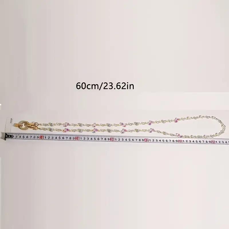 1PC Women's Elegant Beaded Phone Strap,Adjustable Sparkling Polypropylene Lanyard, Fashion Cell Phone Wrist Strap for Daily Gift