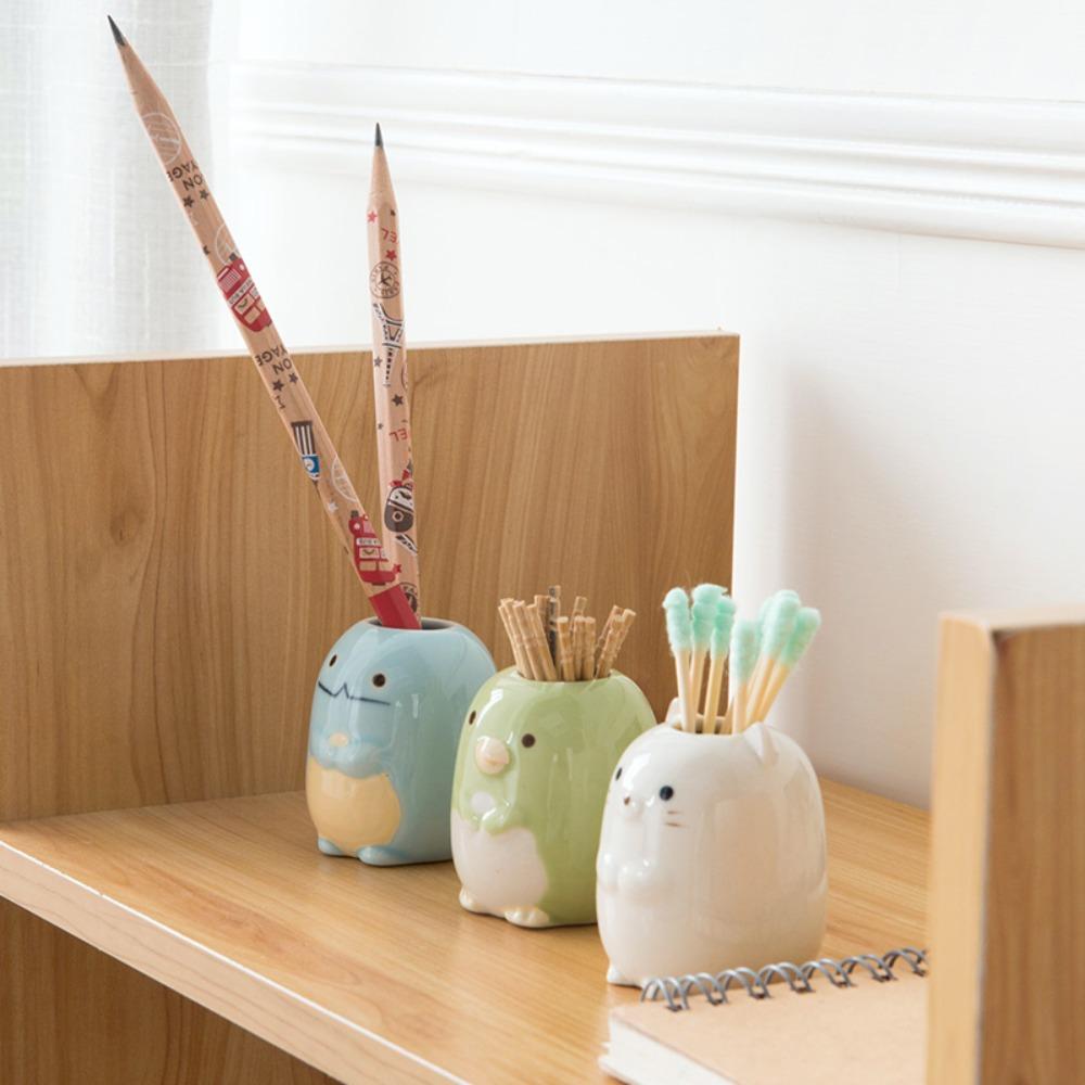 Animals Bathroom Accessories Storage Box Toothbrush Holder Toothpick Dispenser Tooth Brush Stand