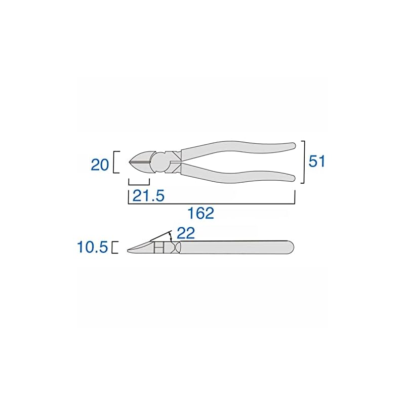Fujiya Electrician Master Heavy-Duty Nippers, 150mm Round Blade - Black Gold, 770-150BG