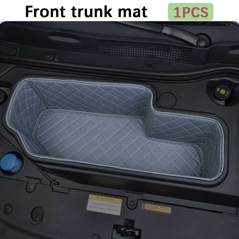 Car Front Trunk Mat For Dongfeng Box Nammi 01 2024 2025 2026 Anti-Scratch Trunk Cargo Organizer Storage Pad Leather Accessories