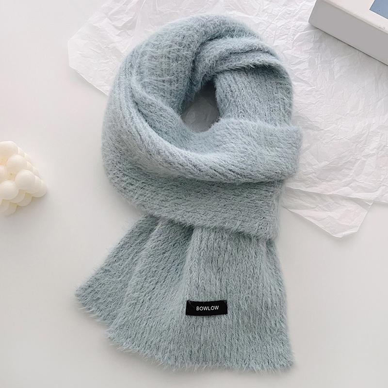 Luxury Winter Wool Scarf Women Cashmere Warm Pashmina Foulard Female Shawls Wraps Thick Soft Warm And Cold-Proof Poncho