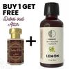 Zitronen-Ätherisches Öl 10 ml für Aromatherapie & Raumduft – 1 kostenloses Attar 6 ml erhalten – Aqua AQ, Dubai Oud, Aura, White Oud