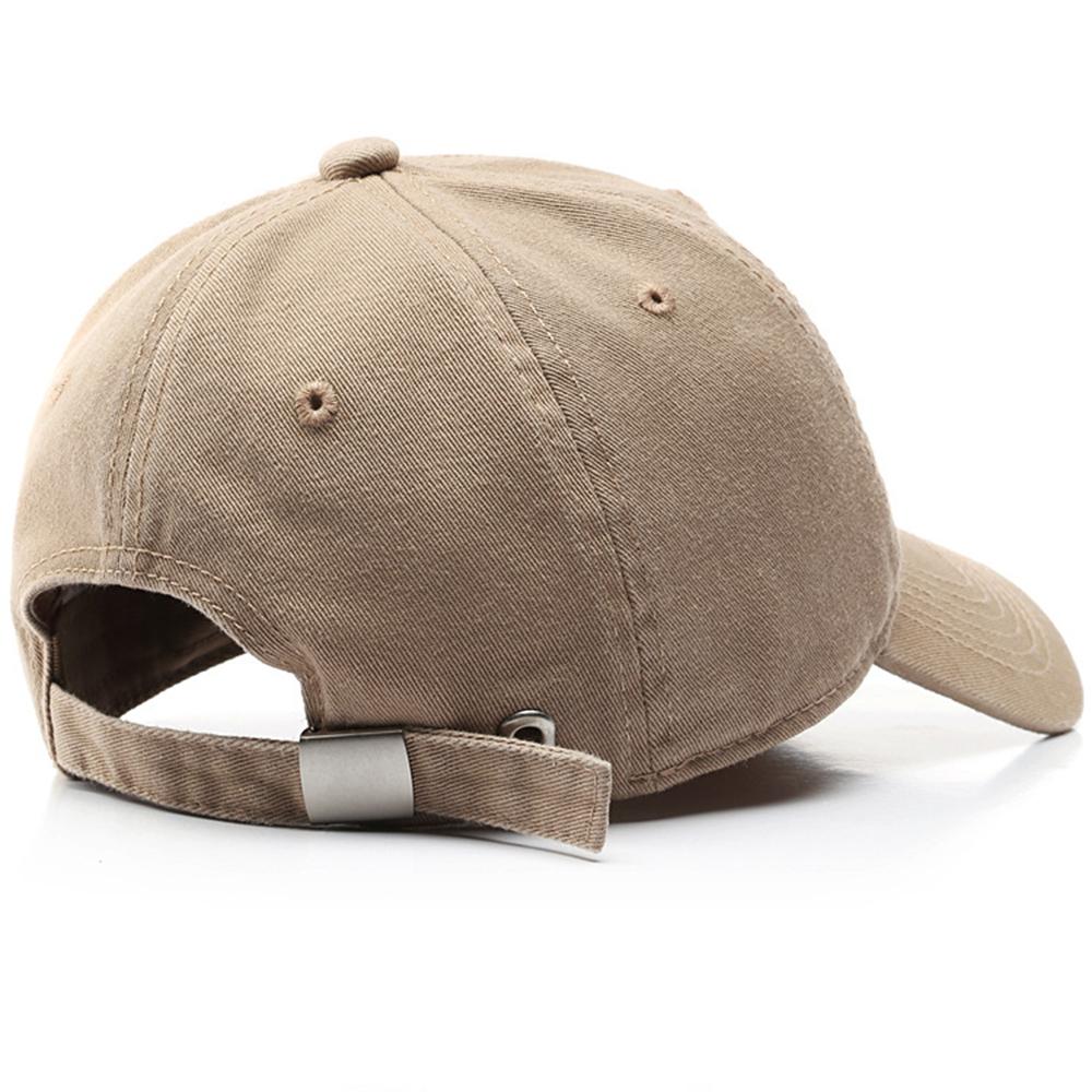 12 Color Korean Style Japanese Style Washed Curved Brim Cotton Peaked Cap For Men Solid Color Women's Sun Protection Sunshade Baseball Cap