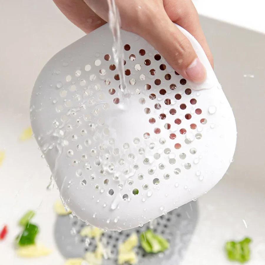 SuppliesBathroom Shower Floor Drain Hair Catcher Stoppers Plug Sink Strainer Anti-blocking Washbasin Drain Cover Filters