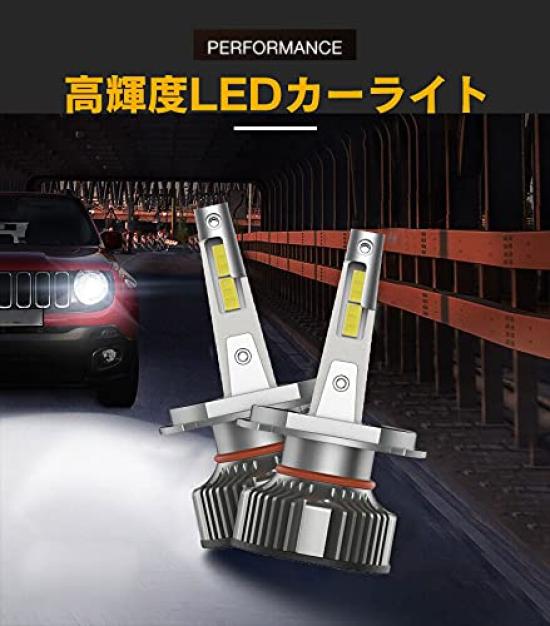 LED Headlights M10 HB4 LED Bulbs for GS460 Fog 2 Cooling Whiplinks Cars, (H19.9-H23.12) URS190, Lights, 8000LM, White, Lights, Built-in High-Speed