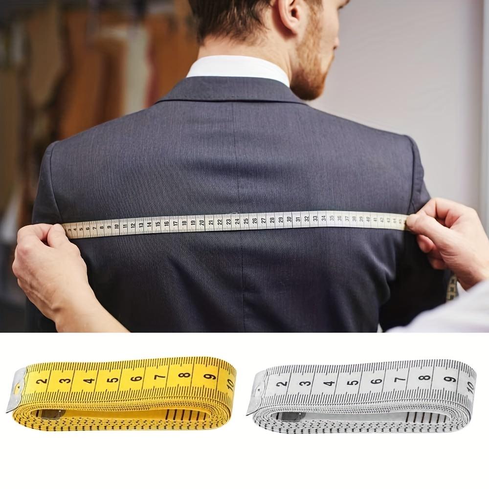 5pck Soft Measuring Tape for Sewing 60inch/150cm Body Measurement Tailor's Ruler with Metal End Accurate Tape In Assorted Colors