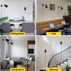 ASCELINA Retro Wall Lamp Home Decoration Black Iron Industrial Wall Lamp E26 Lamp Holder No Bulb Easy To Install With Switch Adjustable Angle Perfect