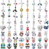 New925 Silvering Dog Chameleon Horse Elephant Lion Charms Beads Fit Original Bracelet DIY Fashion Woman Jewelry Gifts