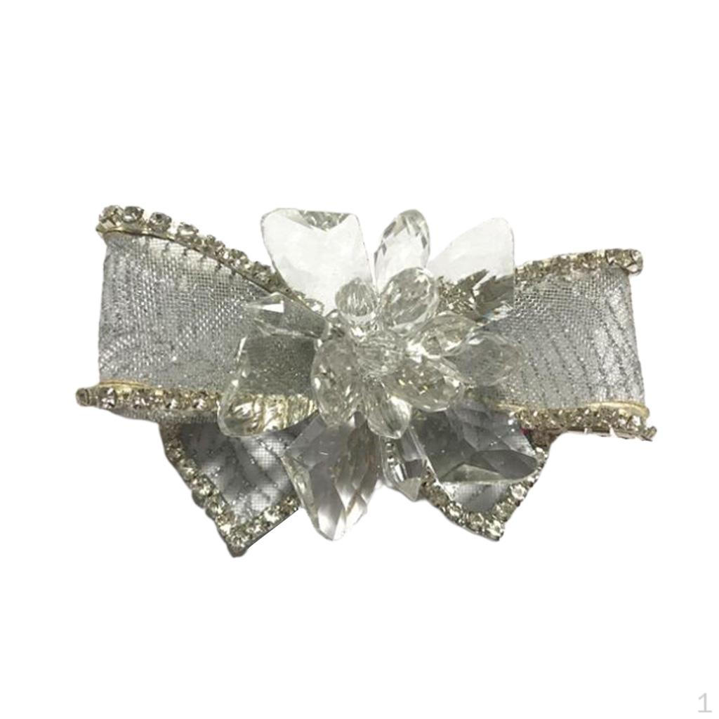 Нашивка-бантик со стразами, аппликации, хрустальное украшение для DIY свадебной обуви Small
