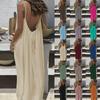 2026 Women's Backless Sling Overcoat Loose Home Dress