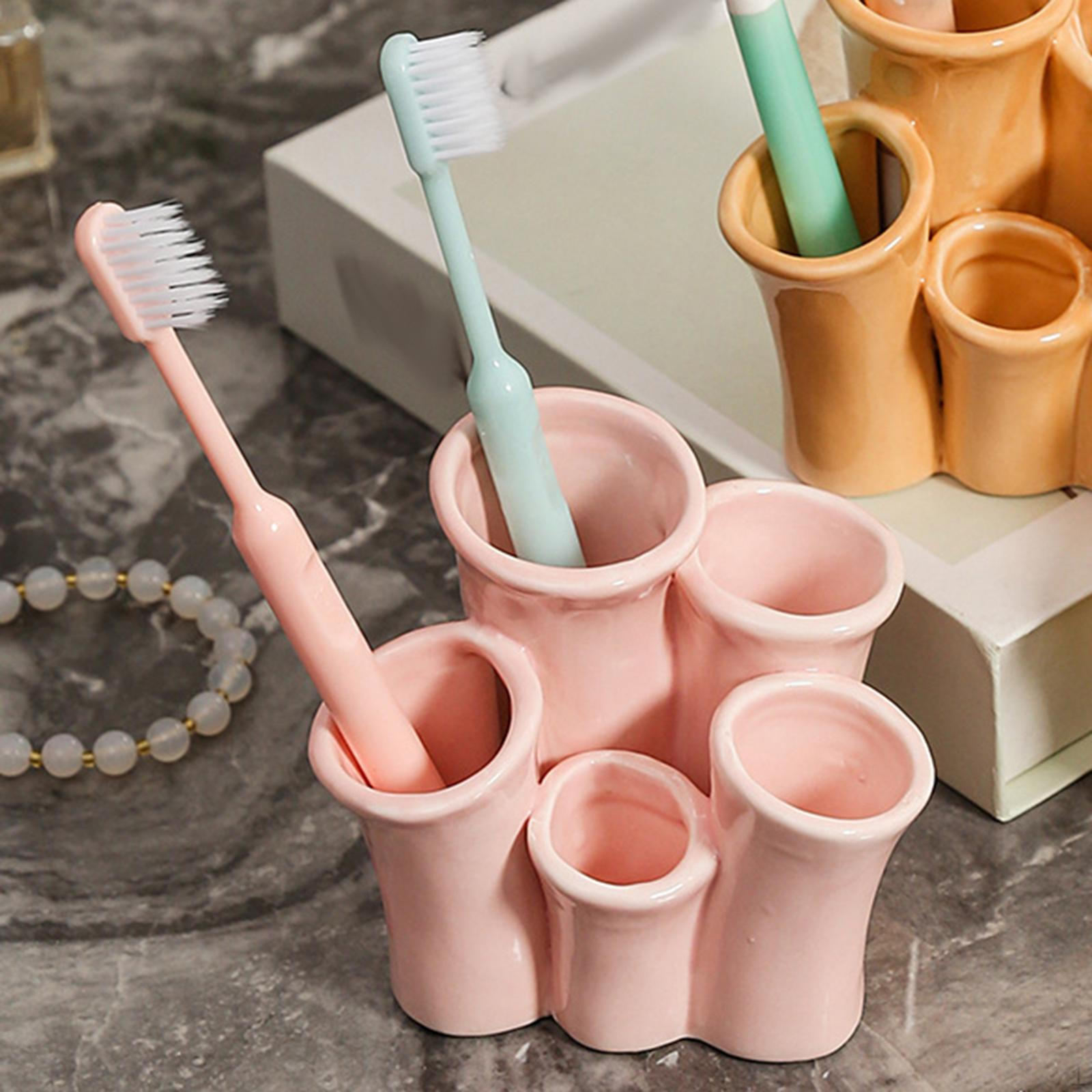 

Керамический многофункциональный органайзер, держатель для кистей для макияжа, декоративный, современный, экономящий место, универсальный