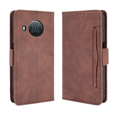 Business-Multifunktions-Leder-Kartensteckplatz-Ständer-Halter-Telefonhülle für Nokia G21 G11 G300 G50 XR20 X20 C01 Plus 1.4 7.3 8.3 Brieftasche stoßfeste Flip-Cover