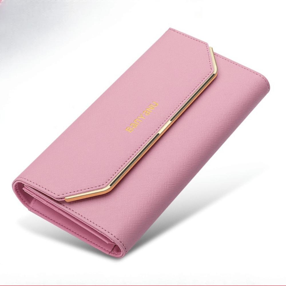 Portefeuille Femmes Long Simple Mode Portefeuille Femmes Fin