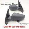 Fit For Volkswagen VW Golf MK4 2002 2003 -2005  Car Rearview Side Mirror Cover Wing Cap Sticker Rear View Case Trim Carbon Fiber