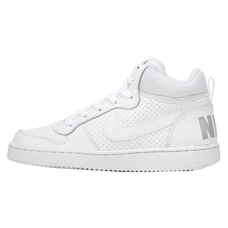 

Nike Court Borough Mid Summit White Grey GS Sneakers 839977-100 38.5