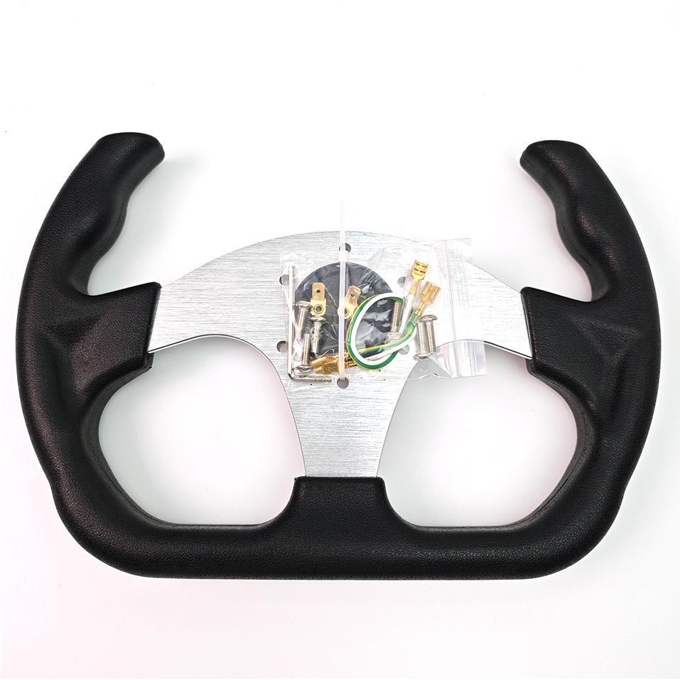 Universal 330mm PU Car Steering Wheel with Multiple Color Durable Comfort Grip Wheel for Vehicle