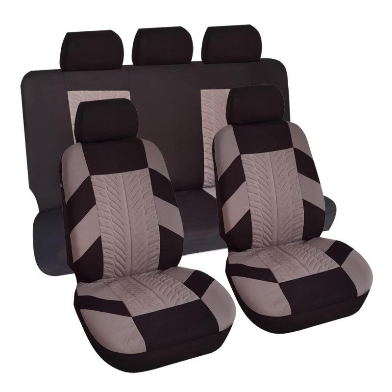Fundas para asientos de coche Protector de asiento de coche Fundas de asiento de coche de tela Universal Se adapta a la mayoría de los coches