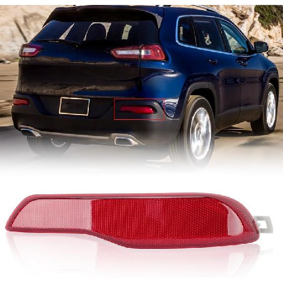 Rear Bumper Reflector For 2014 2015 2016 2017 2018 Jeep Cherokee 68105144AC Passenger Side (Right)