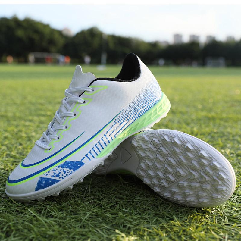 Mode Herren Fußballschuhe TF/FG Rutschfeste Rasenfußball Schnürschuh Trainingsschuh Ultraleichter Sneaker Hohe Qualität Low Top Fußballschuhe 35-45