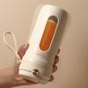 USB Rechargeable Electric Juicer Cup with Detachable Straw Ice Crusher Smoothie Maker Cup  Travel