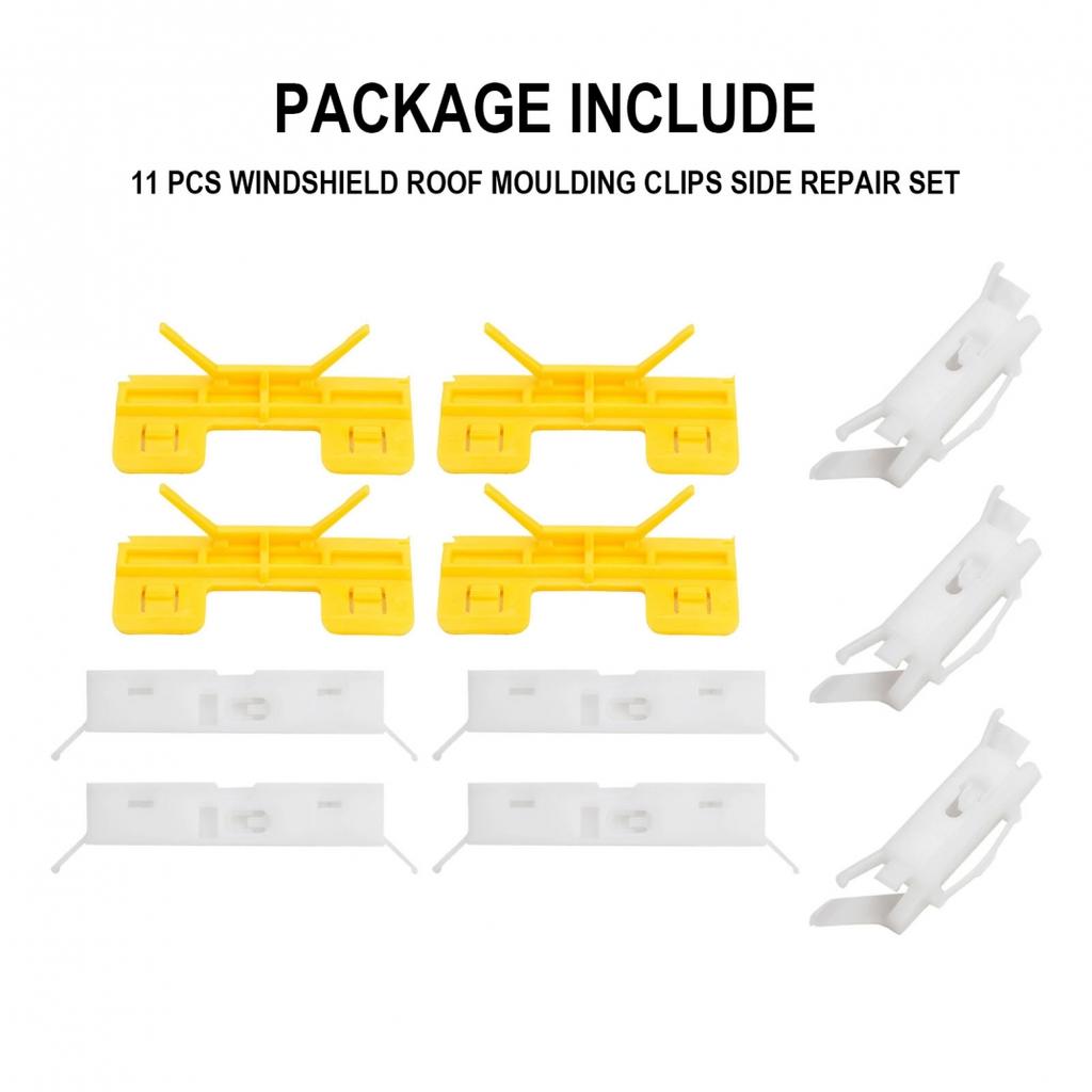 Molding Clips Windshield Roof 6.2cm X 2.7cm 7cm X 1.5cm