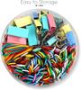 300 Pcs Binder Clips Rubber Bands Office Set Paper Clips School  Teacher Supplies For Office Desk Essentials (Assorted Sizes)