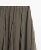 Masimodutti Frill Detail Fluid Midi Skirt