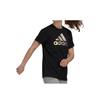 Adidas BoS Metallisch Hautfreundlich Weich Bequem Kurzarm T-Shirt Damen Oberteile Schwarz FM9447