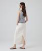 Dangled Drop Dgdp Cotton Maxi Skirt_Ivory