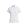 Adidas Heat.Rdy Polo Shirt Solid Logo Short Sleeve Polo Women Tops White HT0036