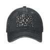 Yungblud Drawings Tattoo Sheet Denim Fabric Cap Casual Baseball Caps Adjustable Hat Summer Unisex Baseball Hats