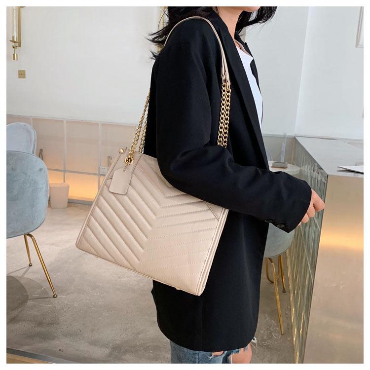 SCIONE Women's Bag 2020 New Wild Shoulder Bag Female Large Capacity Diamond Chain Diagonal Bag