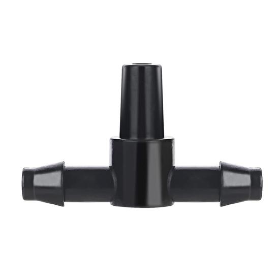 4/7mm Hose Connectors Barb Hose Connectors Drip Irrigation System T Connectors for Garden Watering Lawn Irrigation